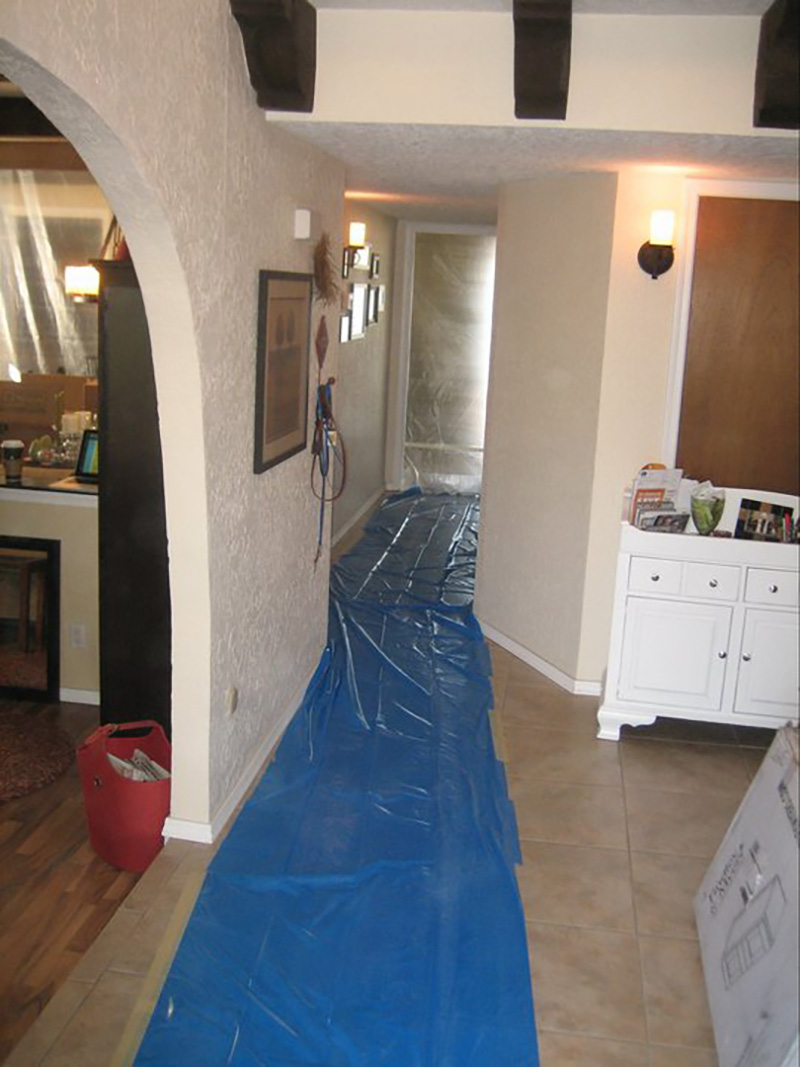 Tarp walkway