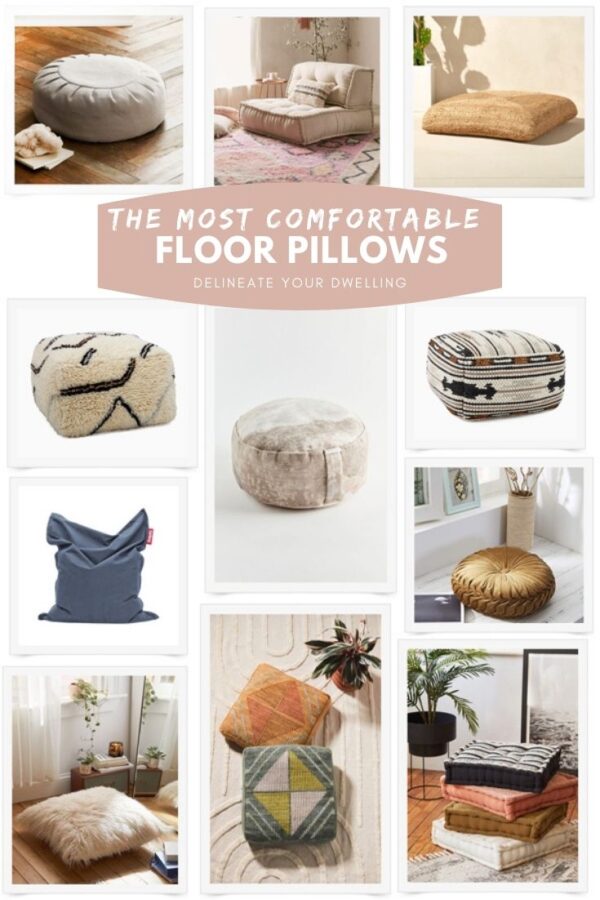 Most Comfortable Floor Pillows Delineate Your Dwelling