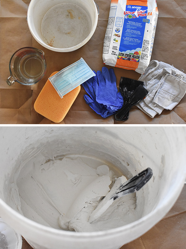 Mixing Grout