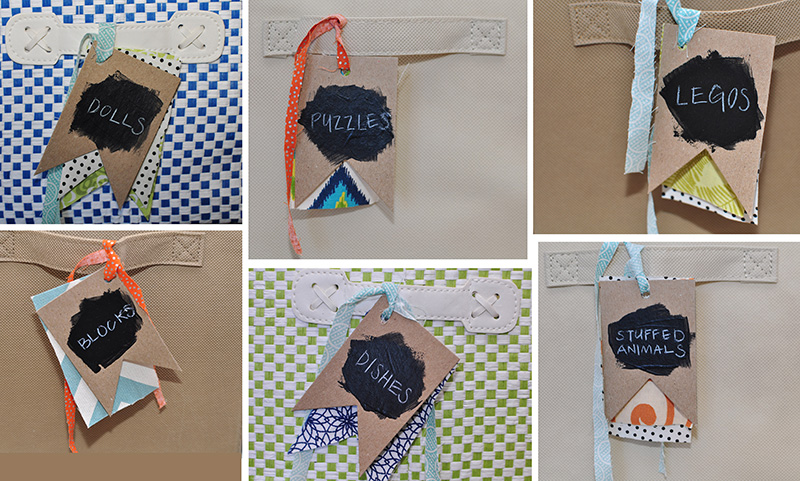 Kid's Toy basket tags