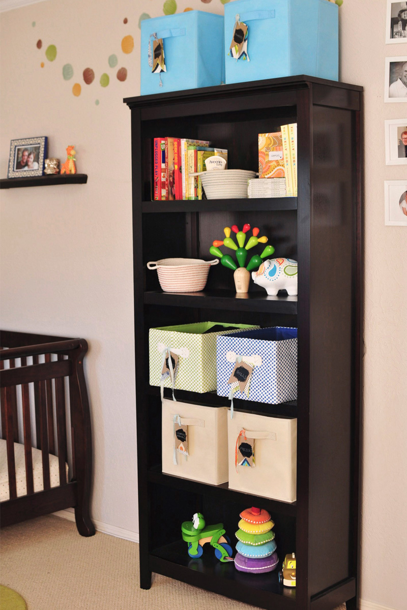 Kid Toy Storage in Shelf