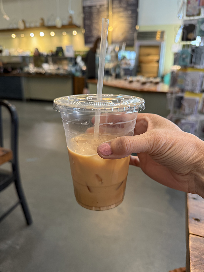 Trifecta coffee company, Iced Vanilla Latte
