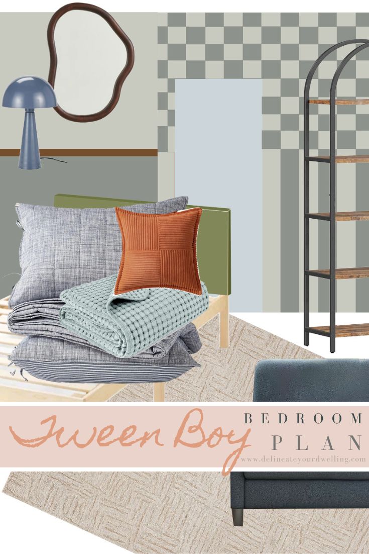 Tween Boy Bedroom Plan