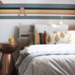 Tween-Room-bed-wall-stripes