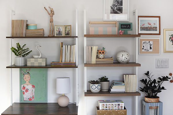 Leaning Ladder Bookshelf