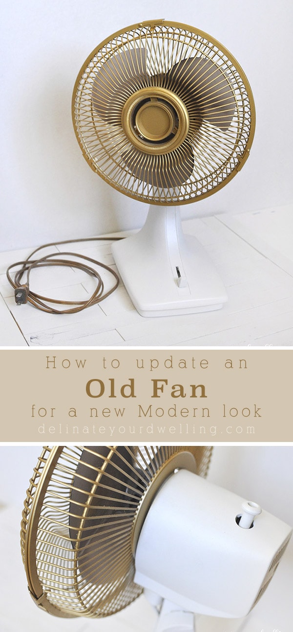 Gold Oscillating Fan