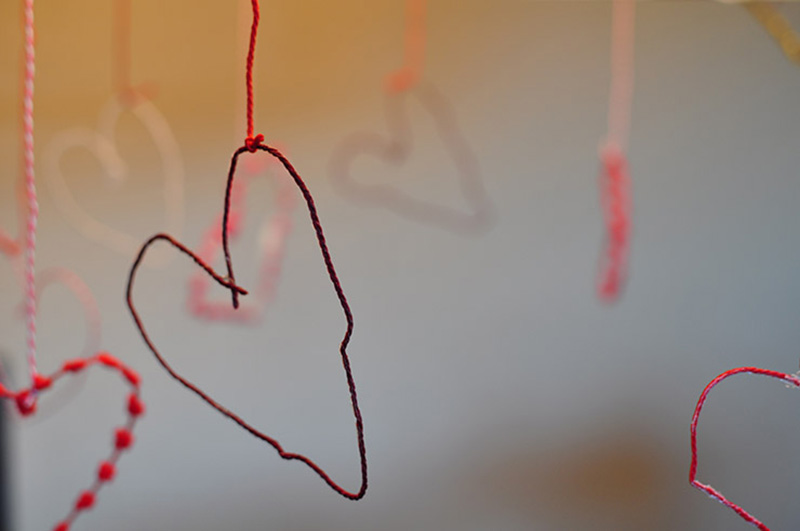 Red String heart