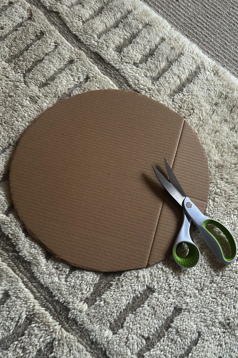 Cardboard circle