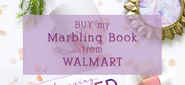 Buy my Marbling Book from Walmart