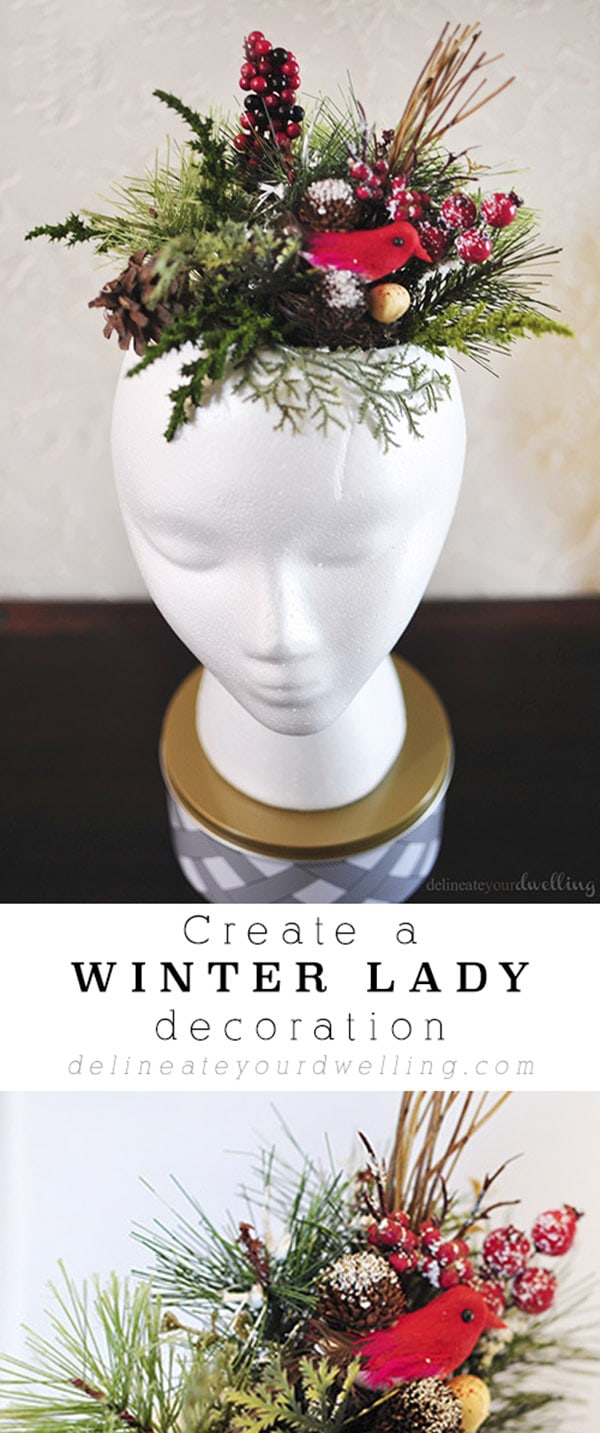 Winter Lady decoration