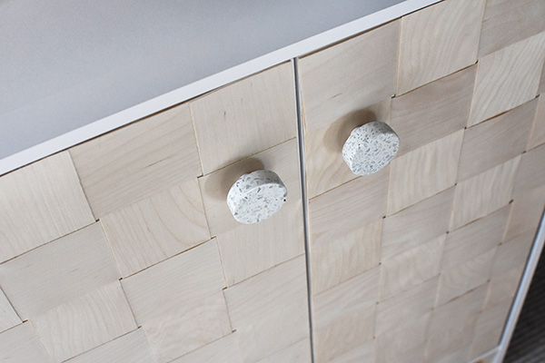 Terrazzo round knobs