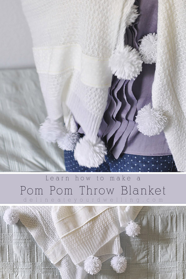 Pom Pom Throw Blanket