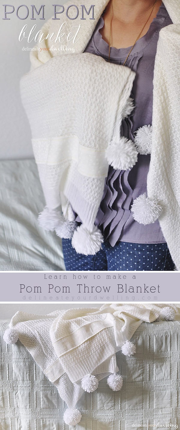 kardinal lampe nål Learn to make a cozy Yarn Pom Pom Throw Blanket