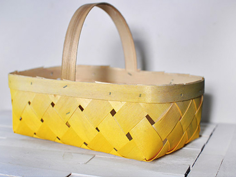 Yellow DIY Ombre Basket