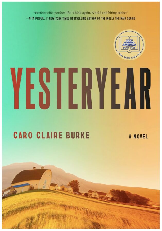 Yesteryear, An image of a farm ranch with a filter overtop making it look warped - Fiction book