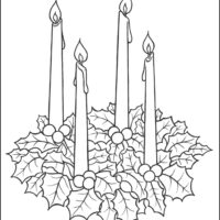 Printable Advent Coloring Page - Delineate Your Dwelling