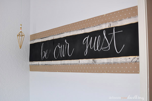 Be our Guest headboard