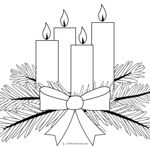 Advent Wreath Drawing - HelloArtsy