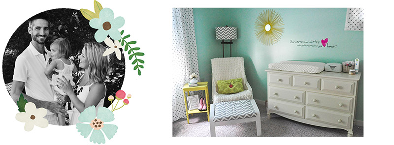 Lena Winn baby girl nursery